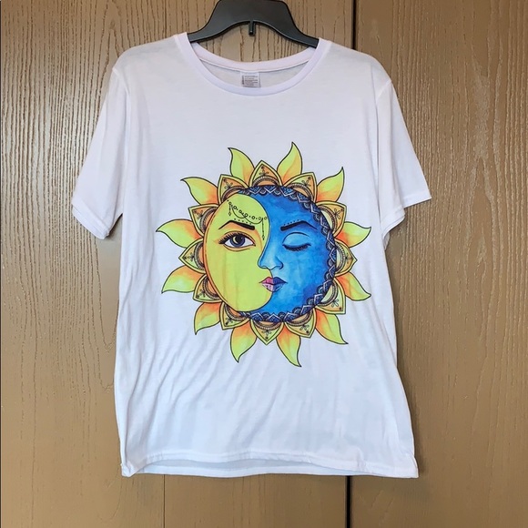 Tops - 3/$15 Sun & Moon T-shirt